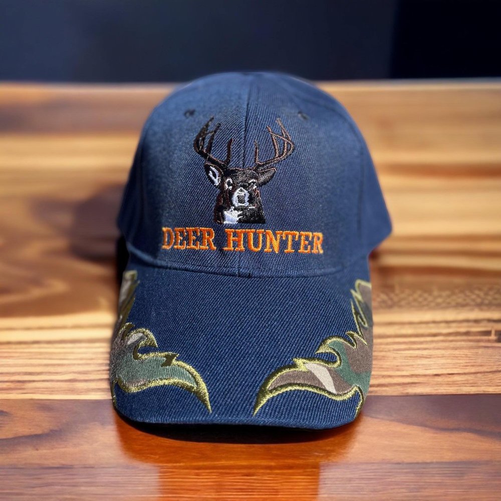 Embroidered Hat | Adjustable Sports Deer Hat | Sun Hat Protection